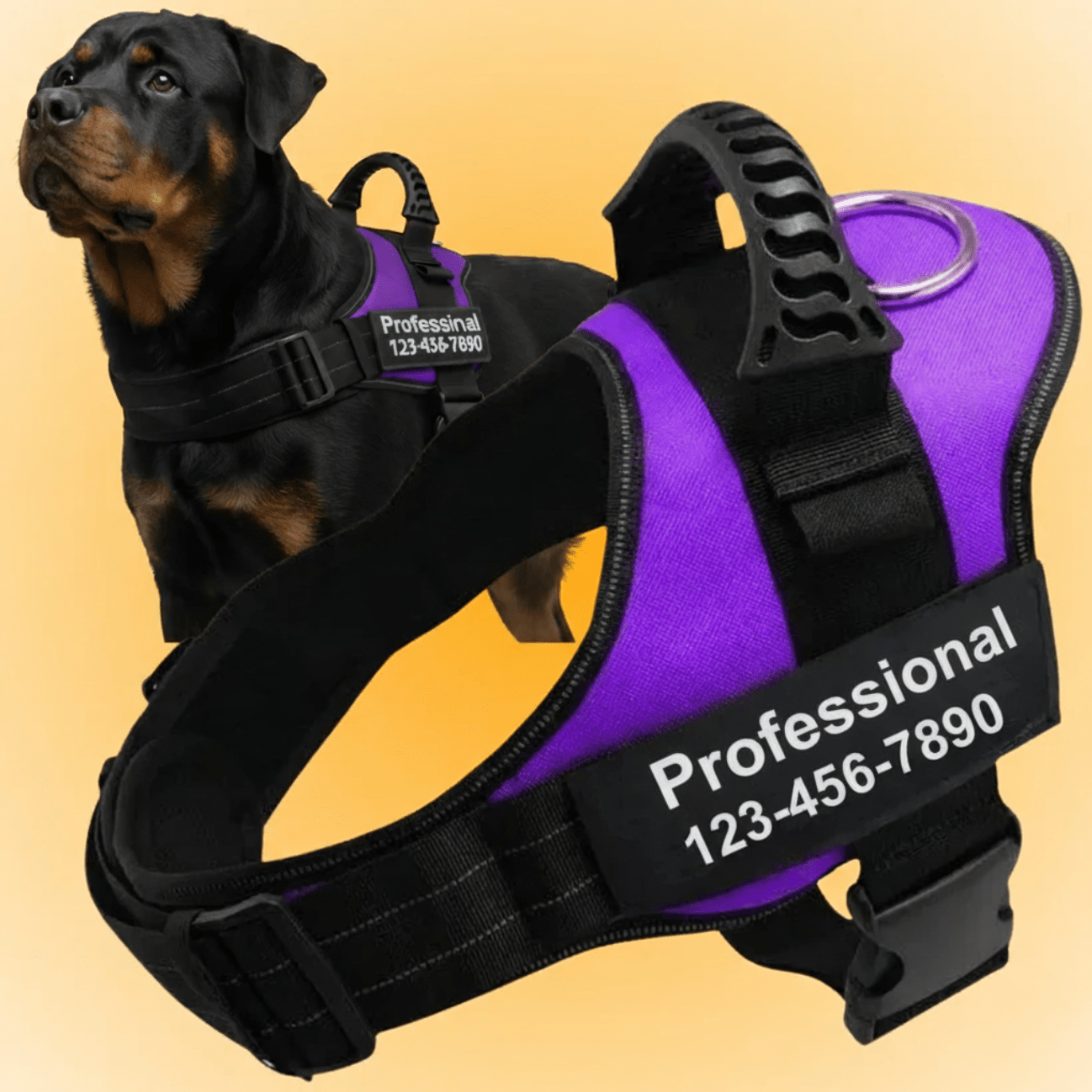 Custom No-Pull Dog Harness – Adjustable, Premium Quality for Small & Large Dogs