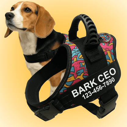 Custom No-Pull Dog Harness – Adjustable, Premium Quality for Small & Large Dogs