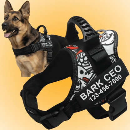 Custom No-Pull Dog Harness – Adjustable, Premium Quality for Small & Large Dogs